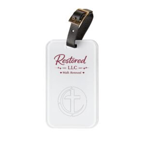 Restored LLC 'Walk Renewed' Luggage Tag — Christian Travel ID Tag