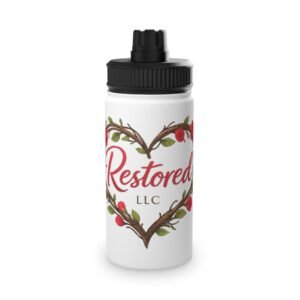 Restored LLC Heart Vine Stainless Steel Water Bottle